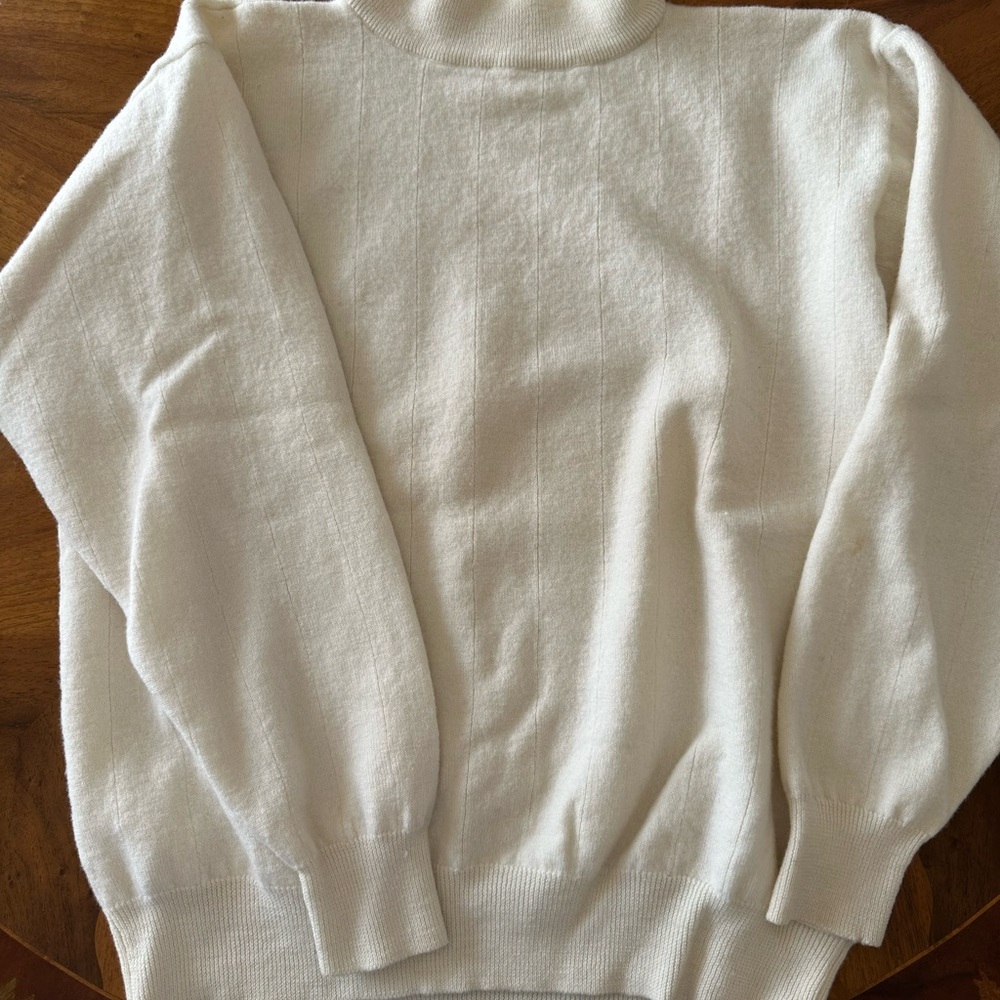Elliott Lauren Cream Turtleneck Sweater